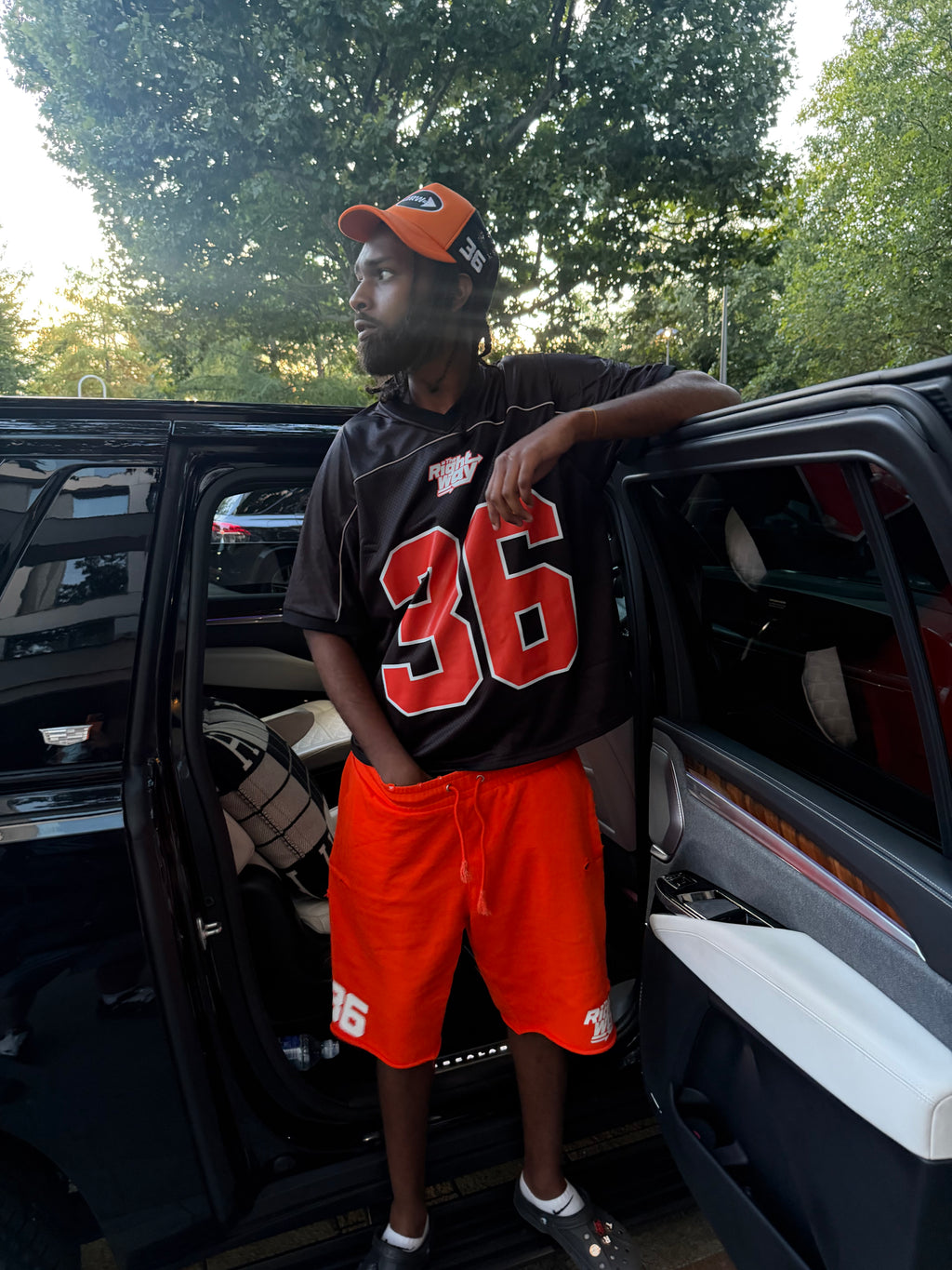 TRW BLACK & ORANGE JERSEY